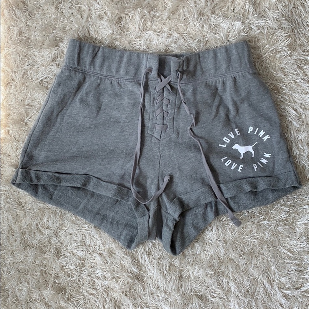 VS Pink grey shorts
